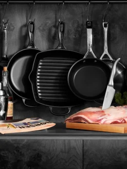 LE CREUSET Sartén skillet cuadrada grill de hierro fundido Signature Collection