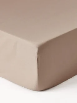 Westwing Collection Sábana bajera cubrecolchón de satén Premium