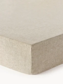 Westwing Collection Sábana bajera cubrecolchón de lino Linna