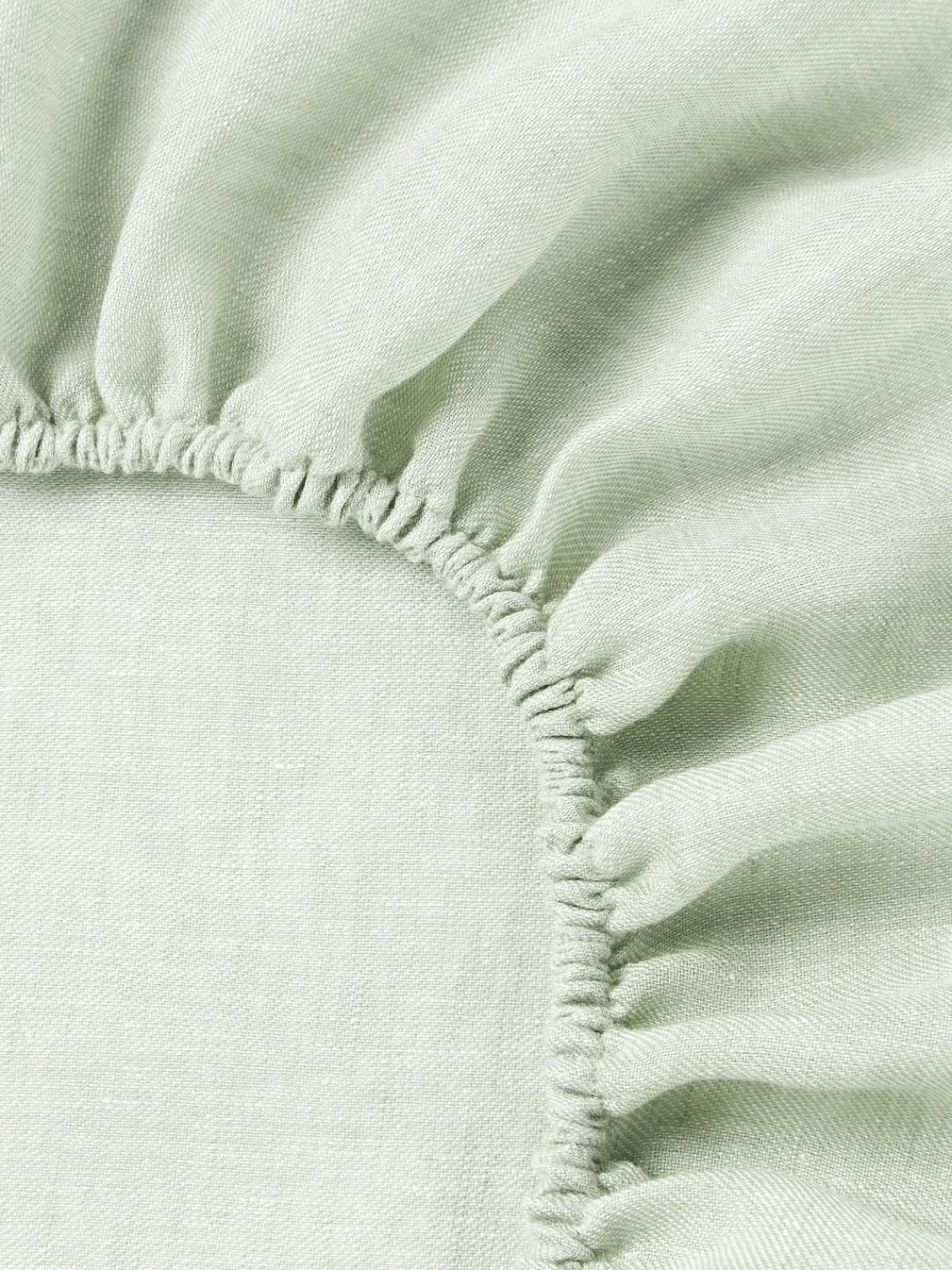 Westwing Collection Sábana bajera cubrecolchón de lino Linna