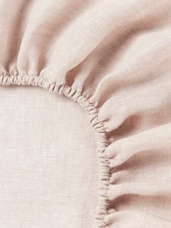 Westwing Collection Sábana bajera cubrecolchón de lino Linna