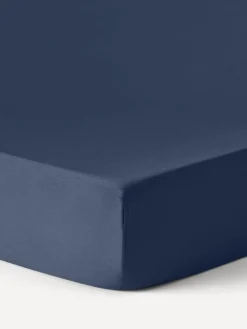 Westwing Collection Sábana bajera de cubrecolchón de satén Comfort