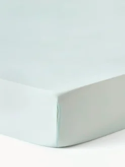 Westwing Collection Sábana bajera de cubrecolchón de satén Comfort
