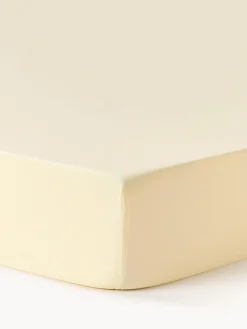 Westwing Collection Sábana bajera de cubrecolchón de percal Elsie^ Sábanas Bajeras|Mantas