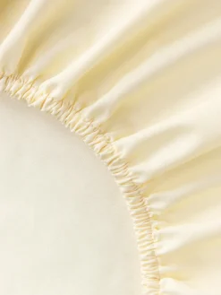 Westwing Collection Sábana bajera de cubrecolchón de percal Elsie^ Sábanas Bajeras|Mantas