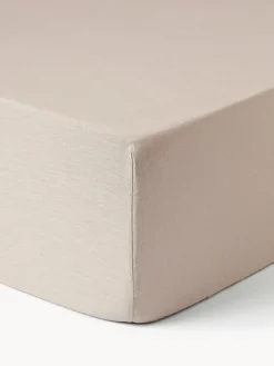 Westwing Collection Sábana bajera de lino lavado Airy