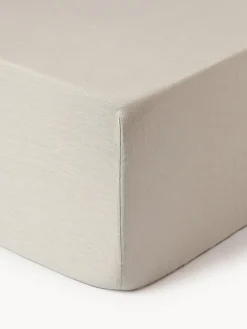 Westwing Collection Sábana bajera de lino lavado Airy