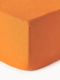 Westwing Collection Sábana bajera de lino lavado Airy