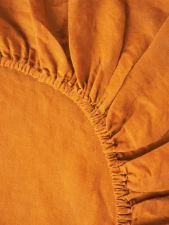 Westwing Collection Sábana bajera de lino lavado Airy