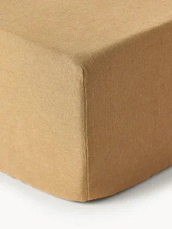 Westwing Collection Sábana bajera de lino lavado Airy