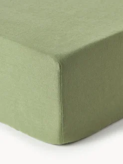 Westwing Collection Sábana bajera de lino lavado Airy