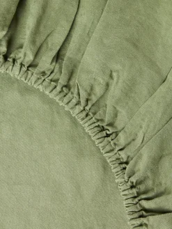 Westwing Collection Sábana bajera de lino lavado Airy