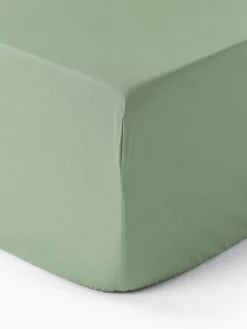 Westwing Collection Sábana bajera de percal Elsie