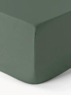 Westwing Collection Sábana bajera de percal Elsie^ Mantas|Sábanas Bajeras