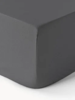 Westwing Collection Sábana bajera de percal Elsie^ Mantas|Sábanas Bajeras