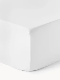 Westwing Collection Sábana bajera de percal Elsie^ Mantas|Sábanas Bajeras