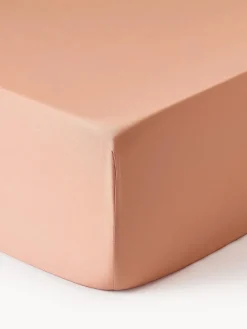 Westwing Collection Sábana bajera de satén Comfort