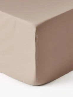 Westwing Collection Sábana bajera de satén Premium^ Mantas|Sábanas Bajeras