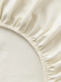 Westwing Collection Sábana bajera de satén Premium^ Mantas|Sábanas Bajeras