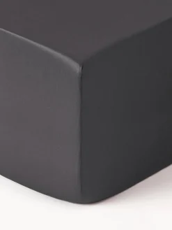 Westwing Collection Sábana bajera de satén Premium