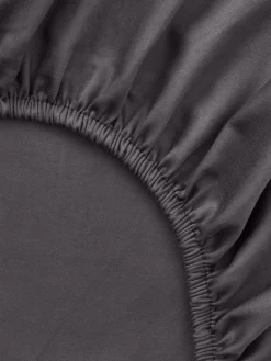 Westwing Collection Sábana bajera de satén Premium