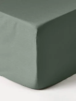 Westwing Collection Sábana bajera de satén Premium