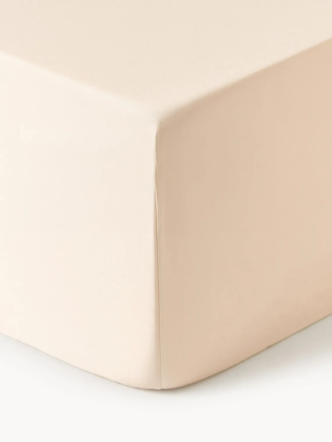 Westwing Collection Sábana bajera de satén Premium