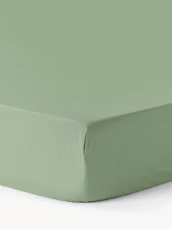 Westwing Collection Sábana bajera de sobrecolchón de percal Elsie^ Sábanas Bajeras|Mantas