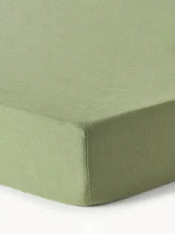 Westwing Collection Sábana bajera sobrecolchón de lino lavado Airy^ Sábanas Bajeras|Mantas