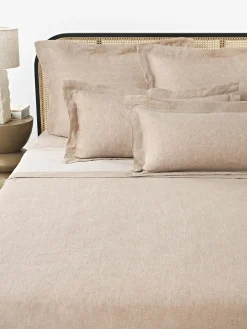 Westwing Collection Sábana encimera de lino Linna^ Sábanas|Fundas Nórdicas