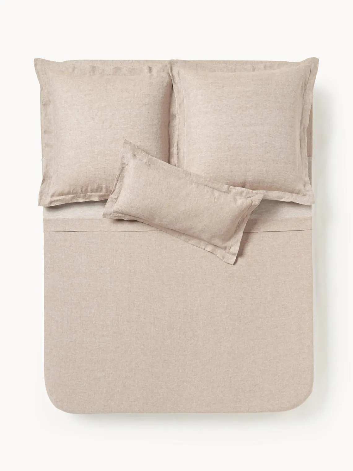 Westwing Collection Sábana encimera de lino Linna^ Sábanas|Fundas Nórdicas