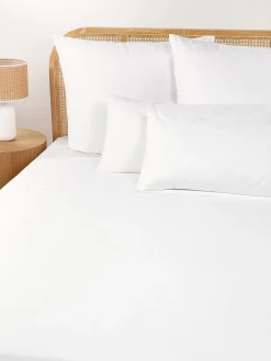 Westwing Collection Sábana encimera de percal Elsie^ Mantas|Sábanas