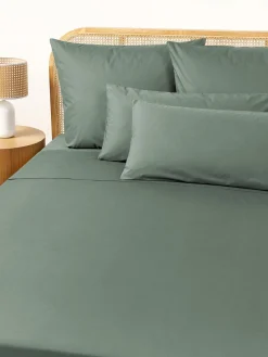 Westwing Collection Sábana encimera de percal Elsie^ Sábanas|Fundas Nórdicas