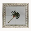 Les Ottomans Servilletas artesanales Palm Tree, 4 uds.