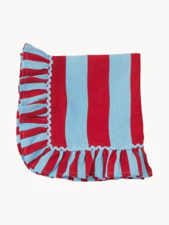 Bitossi Home Servilletas de lino a rayas Senape, 2 uds.