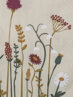 Bloomingville Servilletas de papel Paige, 20 uds.^ Servilletas|Servilletas Y Servilleteros