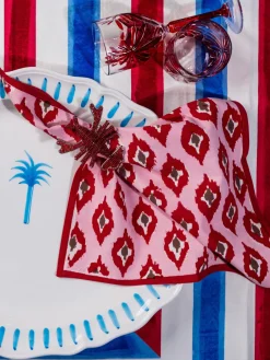 Les Ottomans Servilletas de tela artesanales Atahan, 4 uds.^ Servilletas|Servilletas Y Servilleteros