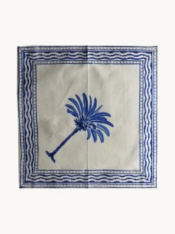 Les Ottomans Servilletas de tela artesanales The Palms, 4 uds.^ Servilletas|Servilletas Y Servilleteros