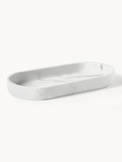 Westwing Collection Set de accesorios en look mármol Kyle, 3 pzas.