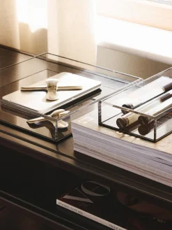 Westwing Collection Set de bandejas decorativas Yuki, 2 pzas.^ Jarrones|Bandejas Decorativas