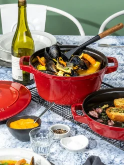 Staub Set de baterías de cocina de hierro fundido La Cocotte, 3 uds.^ Ollas|Ollas