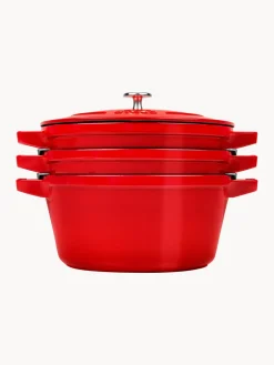 Staub Set de baterías de cocina de hierro fundido La Cocotte, 3 uds.^ Ollas|Ollas