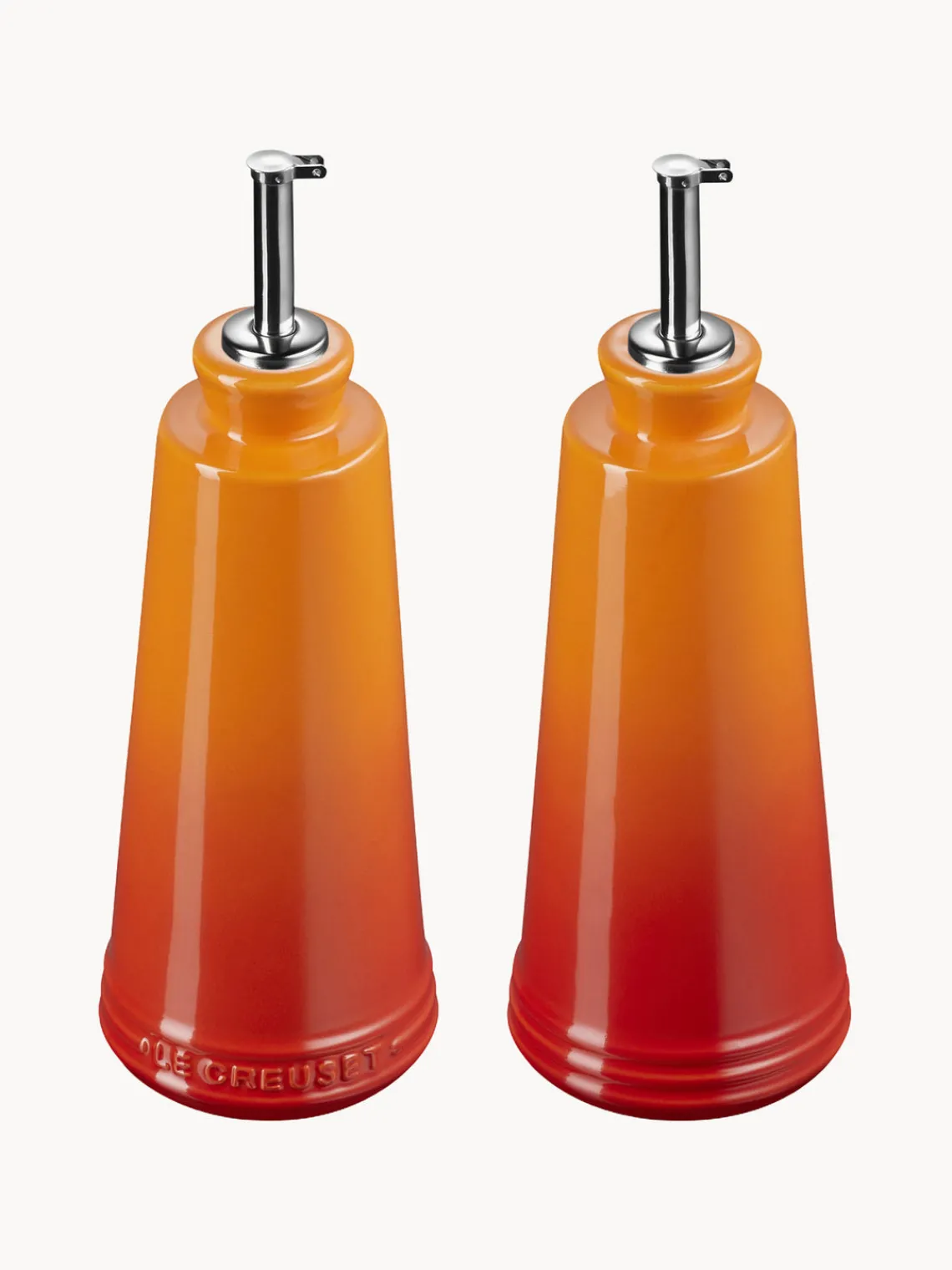LE CREUSET Set de botellas de aceite y vinagre Cherrish