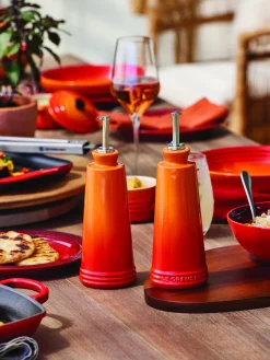 LE CREUSET Set de botellas de aceite y vinagre Cherrish
