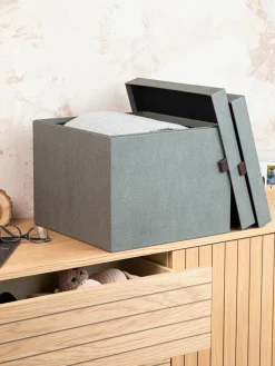 Bigso Box of Sweden Set de cajas Tristan, 2 pzas.^ Cajas De Almacenaje|Jarrones