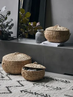 House Doctor Set de cestas Rata, 3 uds.