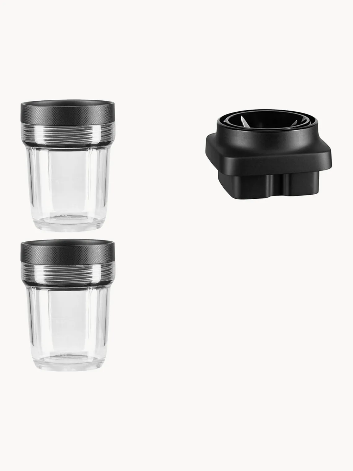 KitchenAid Set de contenedores para batidora de vaso Artisan K400 & K150, 3 piezas^ Batidoras