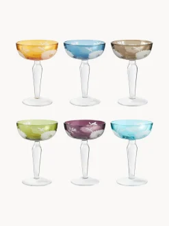 POLSPOTTEN Set de copas pompadour de champán Peony, 6 uds.^ Copas De Champagne|Vajillas Completas