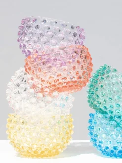 ANNA VON LIPA Set de cuencos soplados Hobnail, 4 uds.