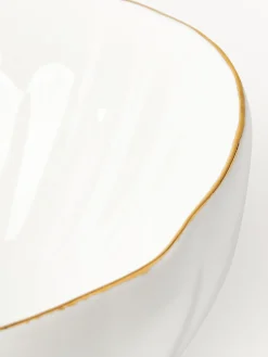 Westwing Collection Set de desayuno de porcelana con relieves Sali, 4 comensales (12 pzas.)^ Vajillas Completas|Menaje De Mesa